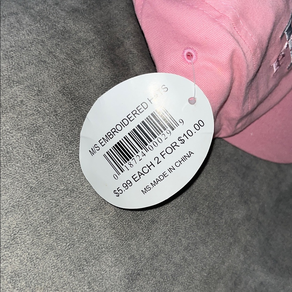 Pink Florida Embroidered Cap - Picture 2 of 3